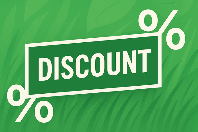 DISCOUNT WILL APPLY AT CHECKOUT. QUANITIES ARE LIMITED.