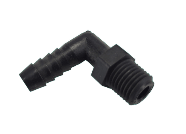 PP-1/4 mpt x 3/8 hb elbow fit