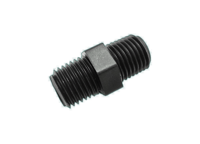 PP-1/4 closed nipple fitting