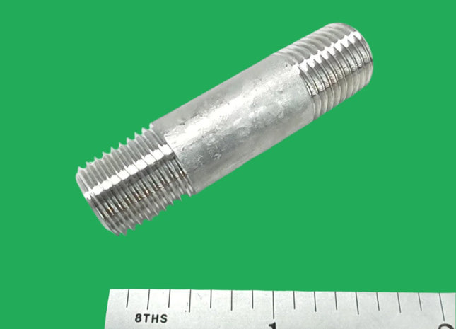 1/4 x 2" sched 40 t304 nipple
