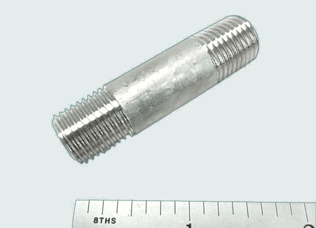 1/4 x 2" sched 40 t304 nipple