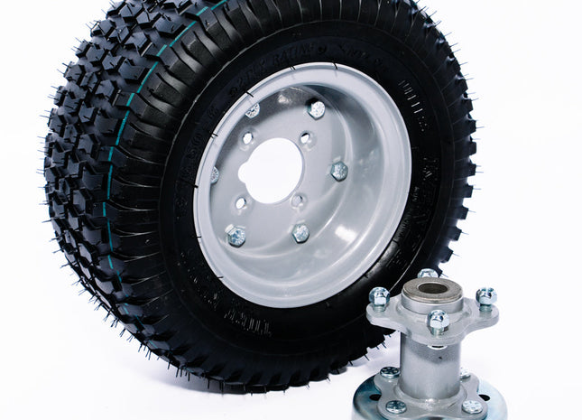 Tire, Rim and Hub Assembly Magnum PermaGreen