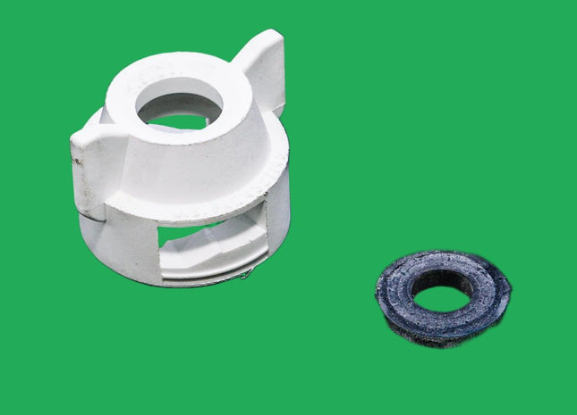 Cap & Gasket, White PermaGreen