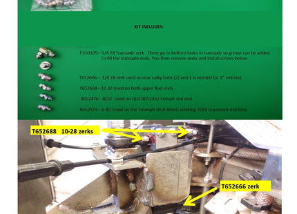 Triumph Grease Zerk Kit