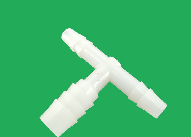 Tee 1/4 x 1/4 x 3/8 barb