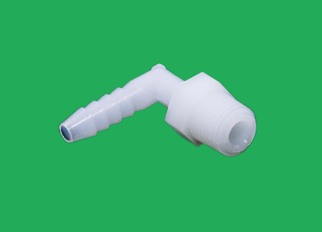 L- Fitting, 1/4mpt x 1/4 Hose PermaGreen