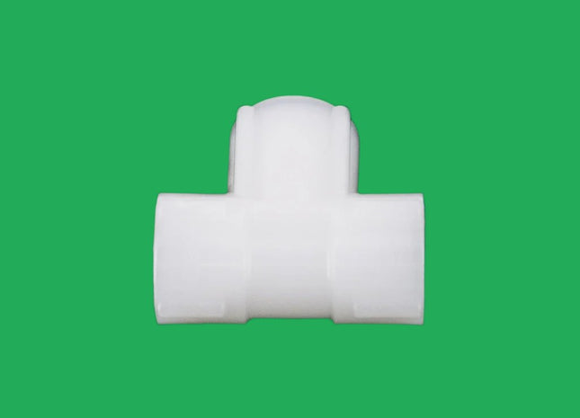 Tee Fitting, 1/4 FPT PermaGreen